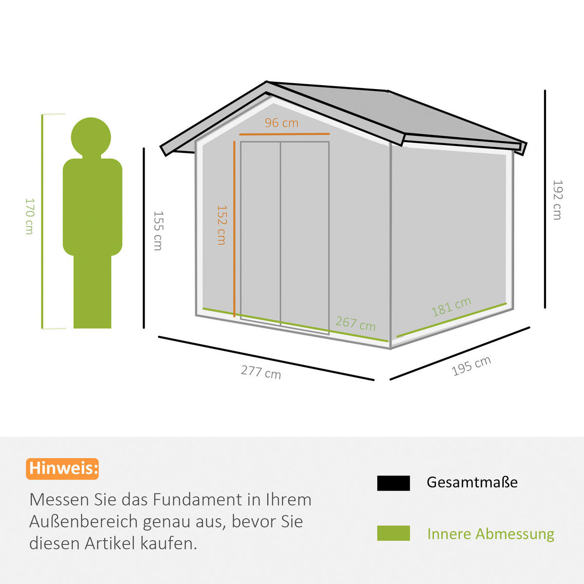 Outsunny Gartenhaus gelb B/H/L: ca. 60x59x84 cm Gartenhaus - gelb (84,00/60,00/59,00cm) - Outsunny