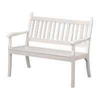 Blome Sitzbank Hohenzollern weiß Kunststoff B/H/L: ca. 69x88x115 cm Hohenzollern - weiß (115,00/69,00/88,00cm) - Blome