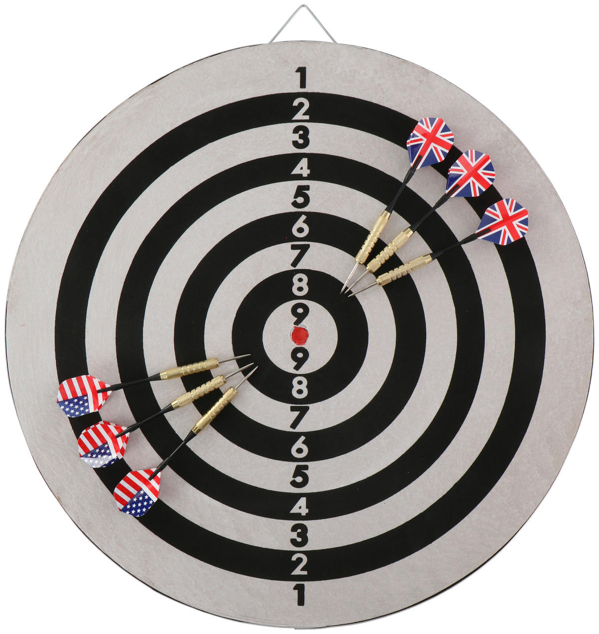 Dartscheibe B/H/L: ca. 47x4x46 cm Dartscheibe_Deluxe - (46,00/47,00/4,00cm)