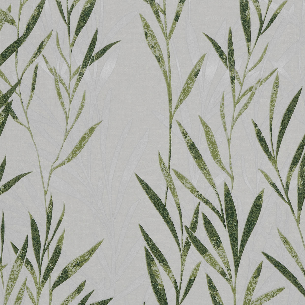 Vliestapete Gräser weiß grün B/L: ca. 53x1005 cm Vliestapete_36712-3 - weiß/grün (53,00/1005,00cm)