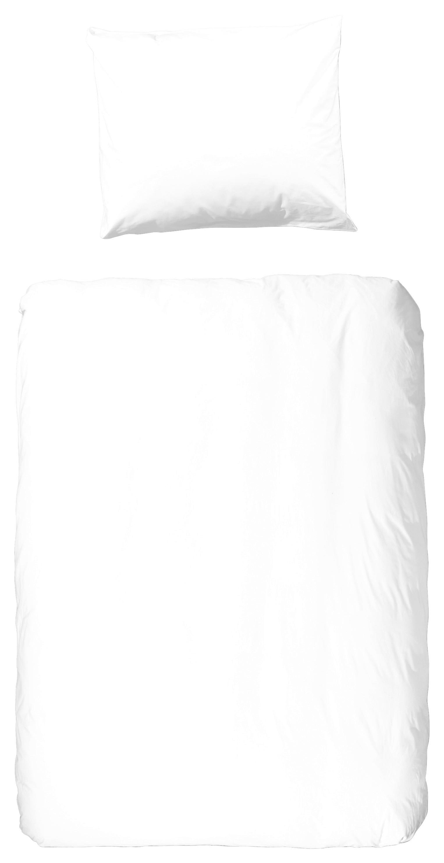 Baumwoll Bettwäsche weiß Baumwolle B/L: ca. 120x150 cm