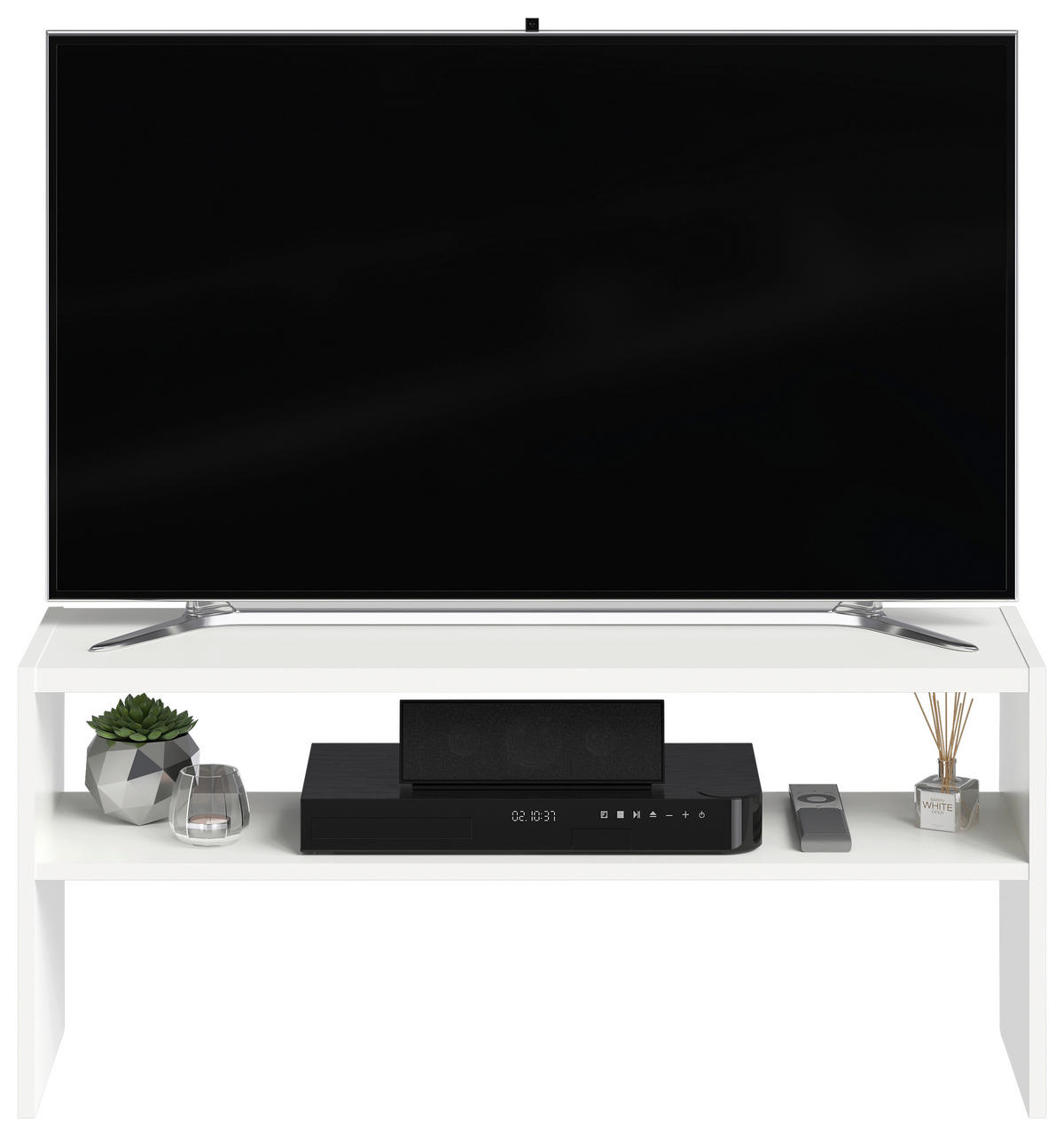 TV-Bank  weiß B/H/T: ca. 94x42x28 cm Aach_1_TV-Bank 570-001 - weiß (94,00/42,00/28,00cm)