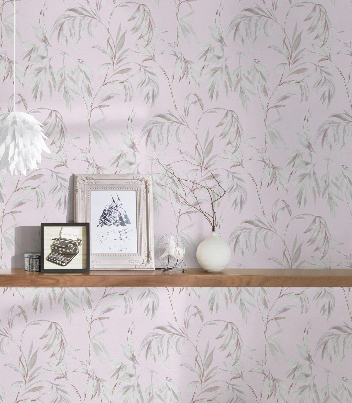 A.S.Creation Vliestapete Attractive Floral rosa B/L: ca. 53x1005 cm Attractive - rosa (53,00/1005,00cm) - A.S.Creation