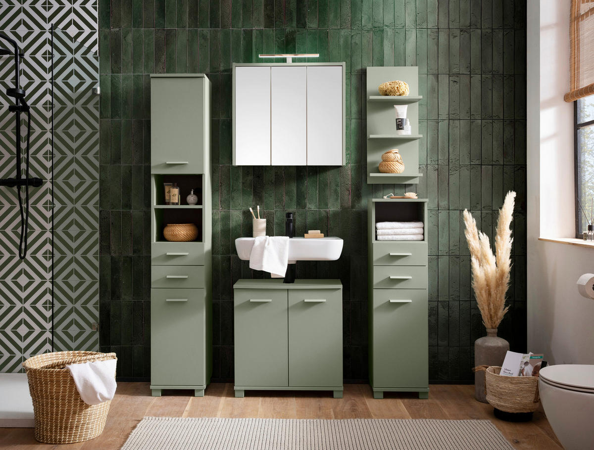 Spiegelschrank Mono Pistazie B/H/T: ca. 65x62,7x16 cm Mono - Pistazie (65,00/62,70/16,00cm) - Möbelpartner