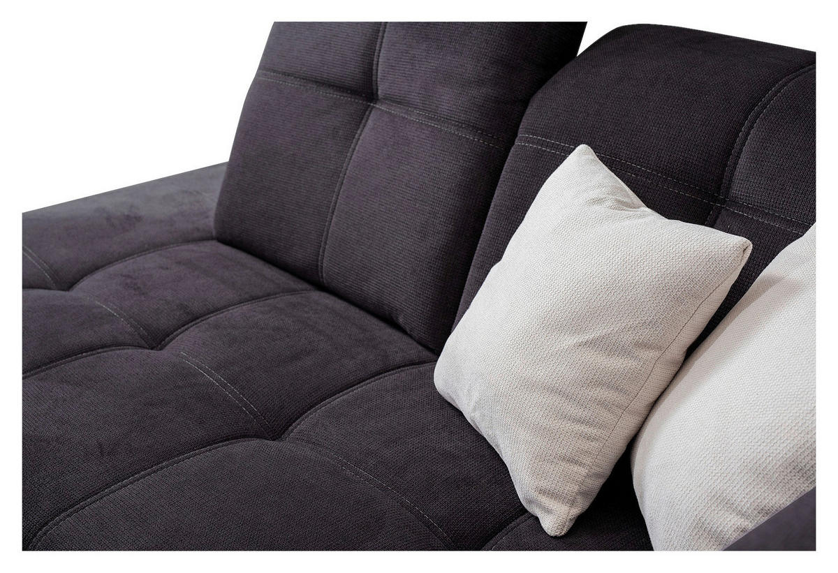 Wohnlandschaft Power hellbeige anthrazit silber Power - hellbeige/anthrazit