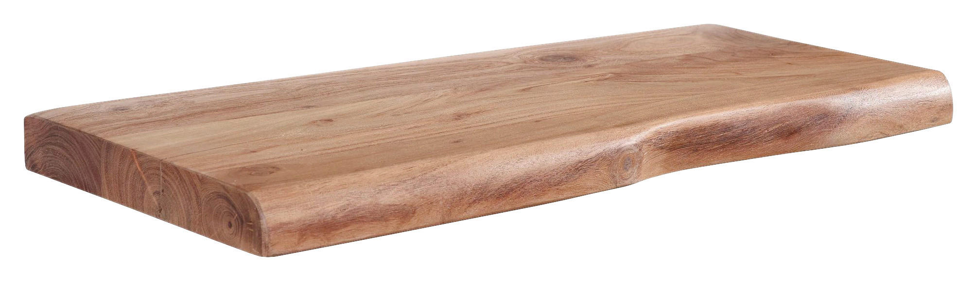 Wandregal braun Holz B/H/T: ca. 60x4x26 cm Wandregal - braun (60,00/4,00/26,00cm) - Wohnling