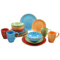 CreaTable Kombiservice NATURE bunt Steinzeug 16 tlg. NATURE - bunt - CreaTable