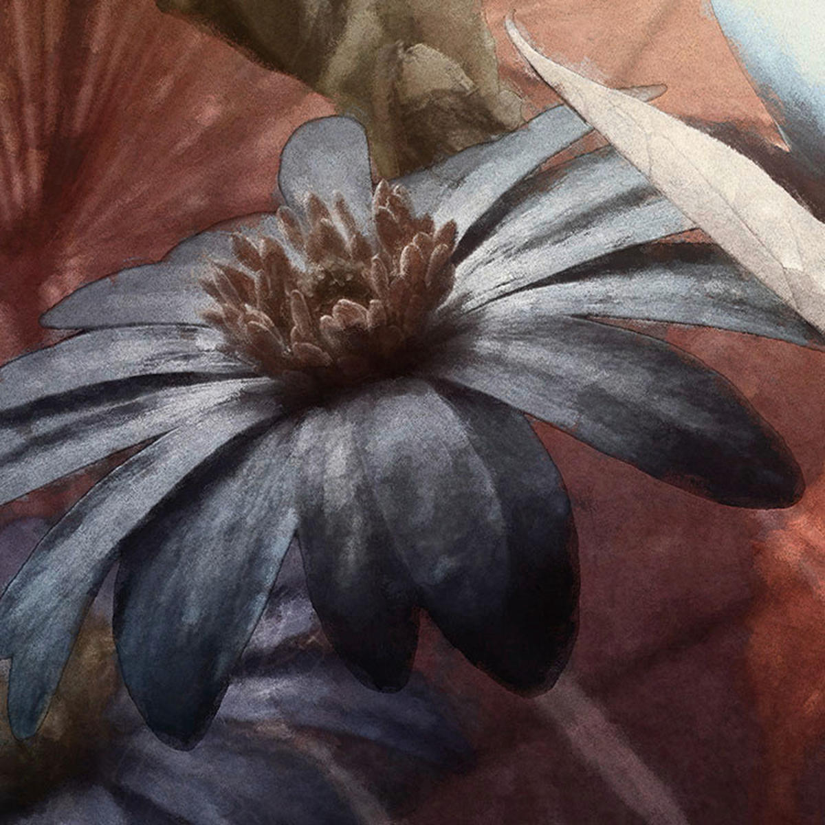 Komar Fototapete Flemish Flowers D: ca. 125 cm Flemish Flowers - (125,00cm) - Komar