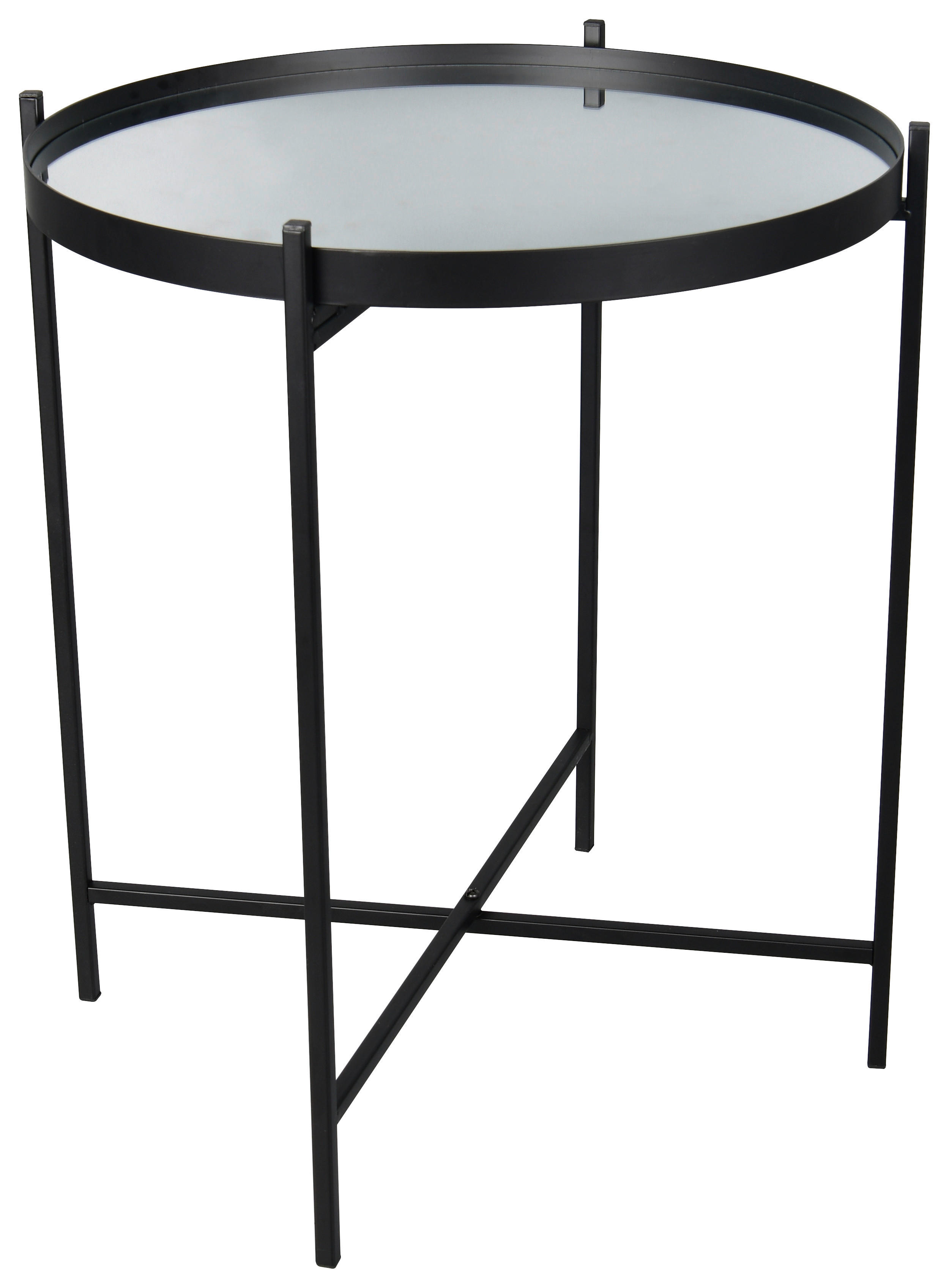 Beistelltisch Verena schwarz H/D: ca. 51x45 cm Verena - schwarz (45,00/51,00cm)