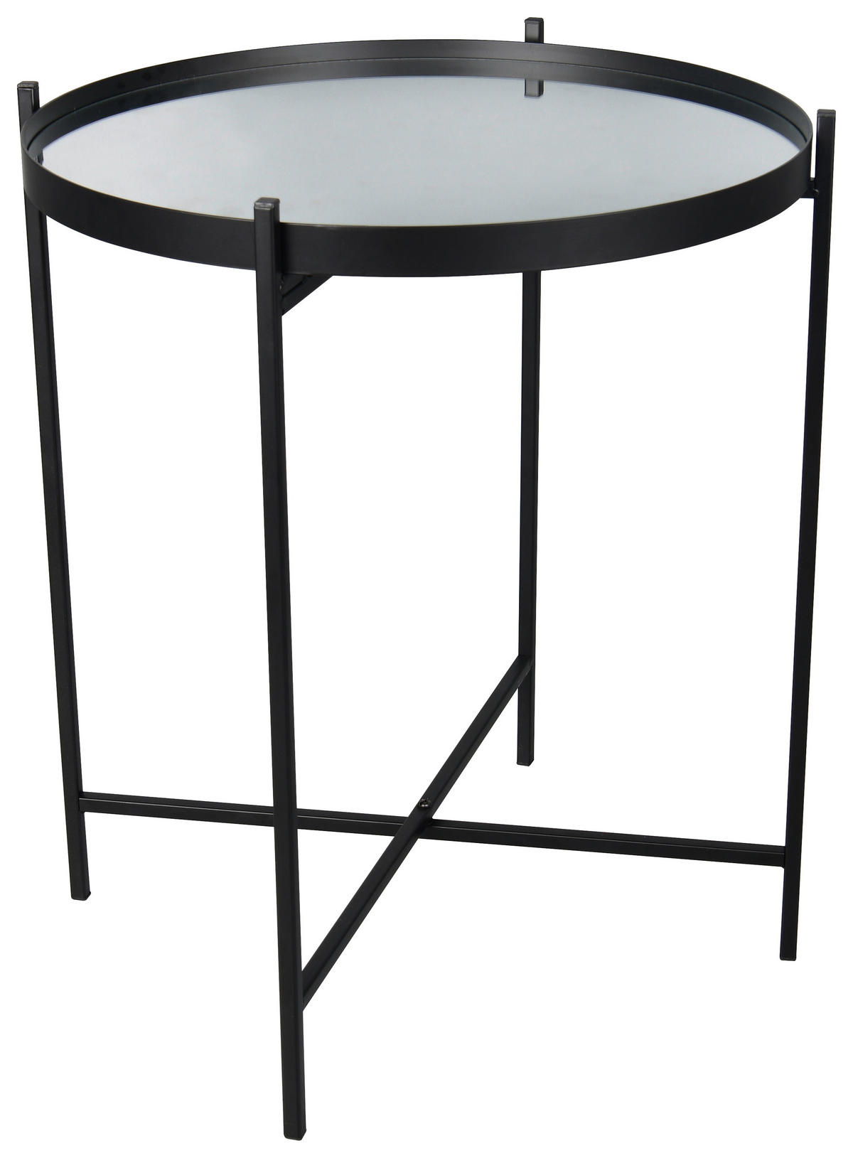Beistelltisch Verena schwarz H/D: ca. 51x45 cm Verena - schwarz (45,00/51,00cm)