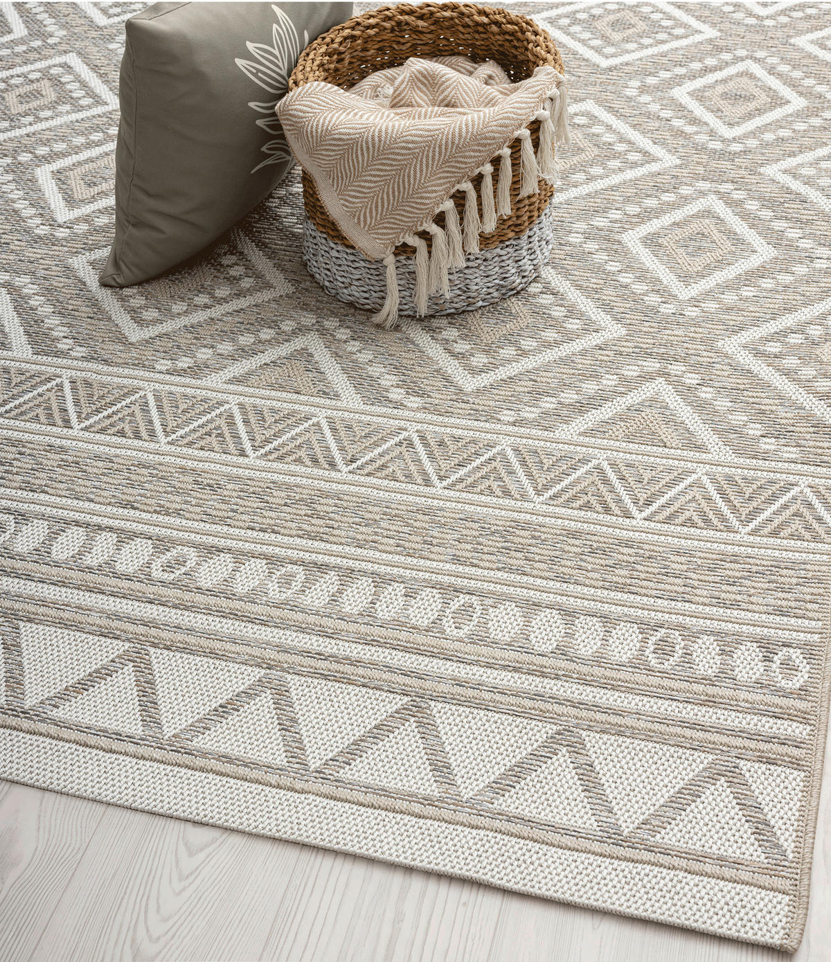 Merinos Teppich Ottowa beige B/L: ca. 240x340 cm Ottowa - beige (240,00/340,00cm) - Merinos