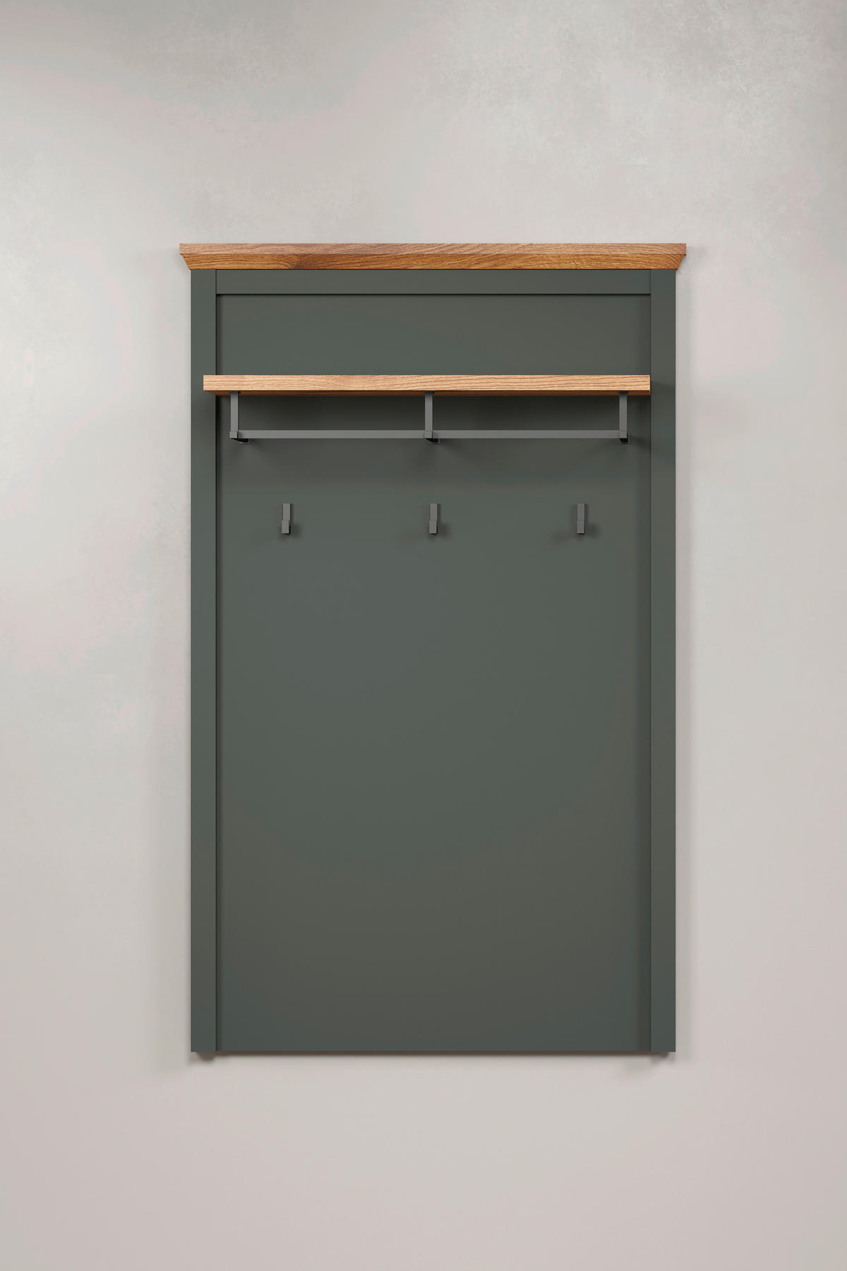 Garderobenpaneel Stanton tannengrün Eiche Evoke Coast Nachbildung B/H/T: ca. 77x123x28 cm Stanton - Eiche/tannengrün (77,00/123,00/28,00cm)