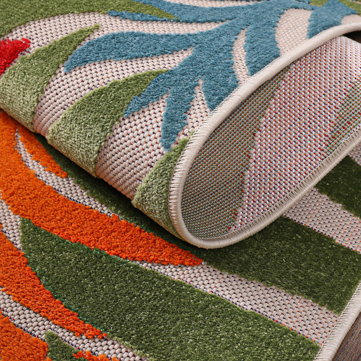 Sanat Outdoorteppich FLORAL bunt B/L: ca. 160x230 cm FLORAL - bunt (160,00/230,00cm) - Sanat