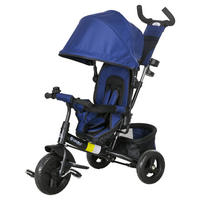 HOMCOM Kinderdreirad blau B/H/L: ca. 49x102x102 cm Kinderdreirad - blau (102,00/49,00/102,00cm) - HOMCOM