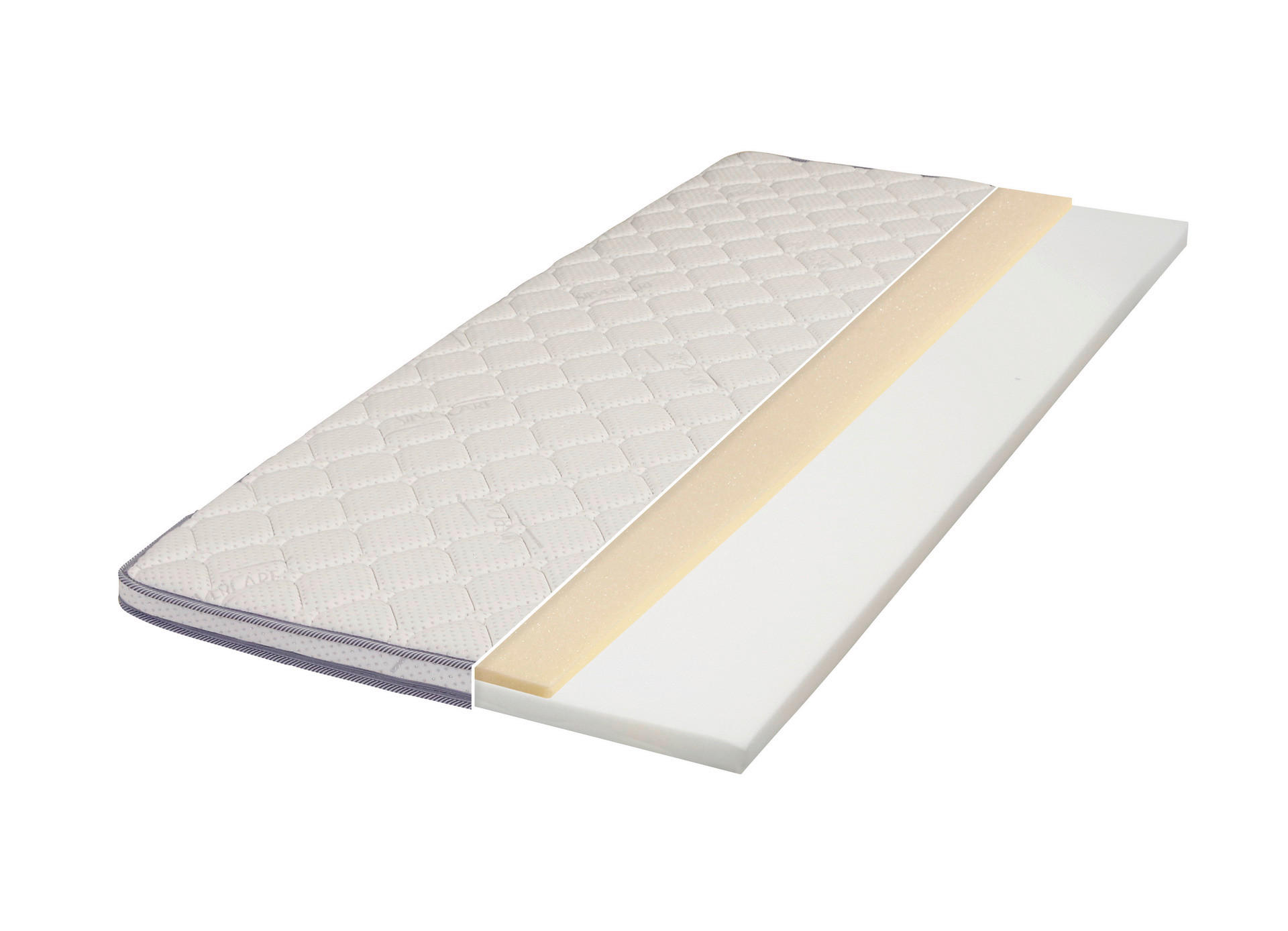 Viskotopper Valentina weiß Liegefläche B/L: ca. 140x200 cm Valentina - weiß (140,00/7,00/200,00cm)