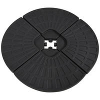 POCOline Schirmständer schwarz Kunststoff Schirmständer_Base_4tlg. - schwarz - POCOline