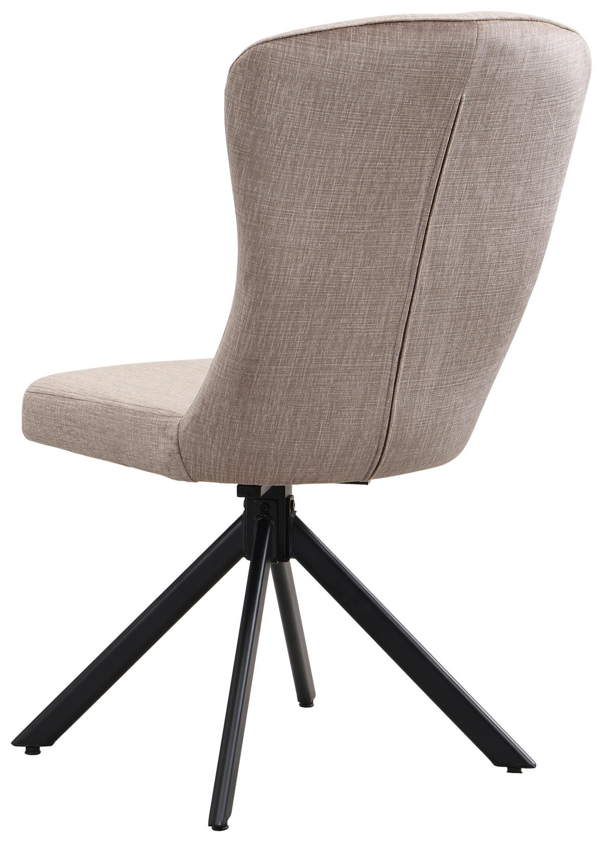 Drehstuhl Kate Cappuccino Samt B/H/T: ca. 51x97x67 cm Kate - schwarz/Cappuccino (51,00/97,00/67,00cm)