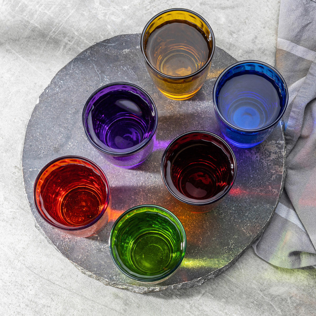 HI Trinkgläserset multicolor Trinkgläser_6erSet - multicolor - HI