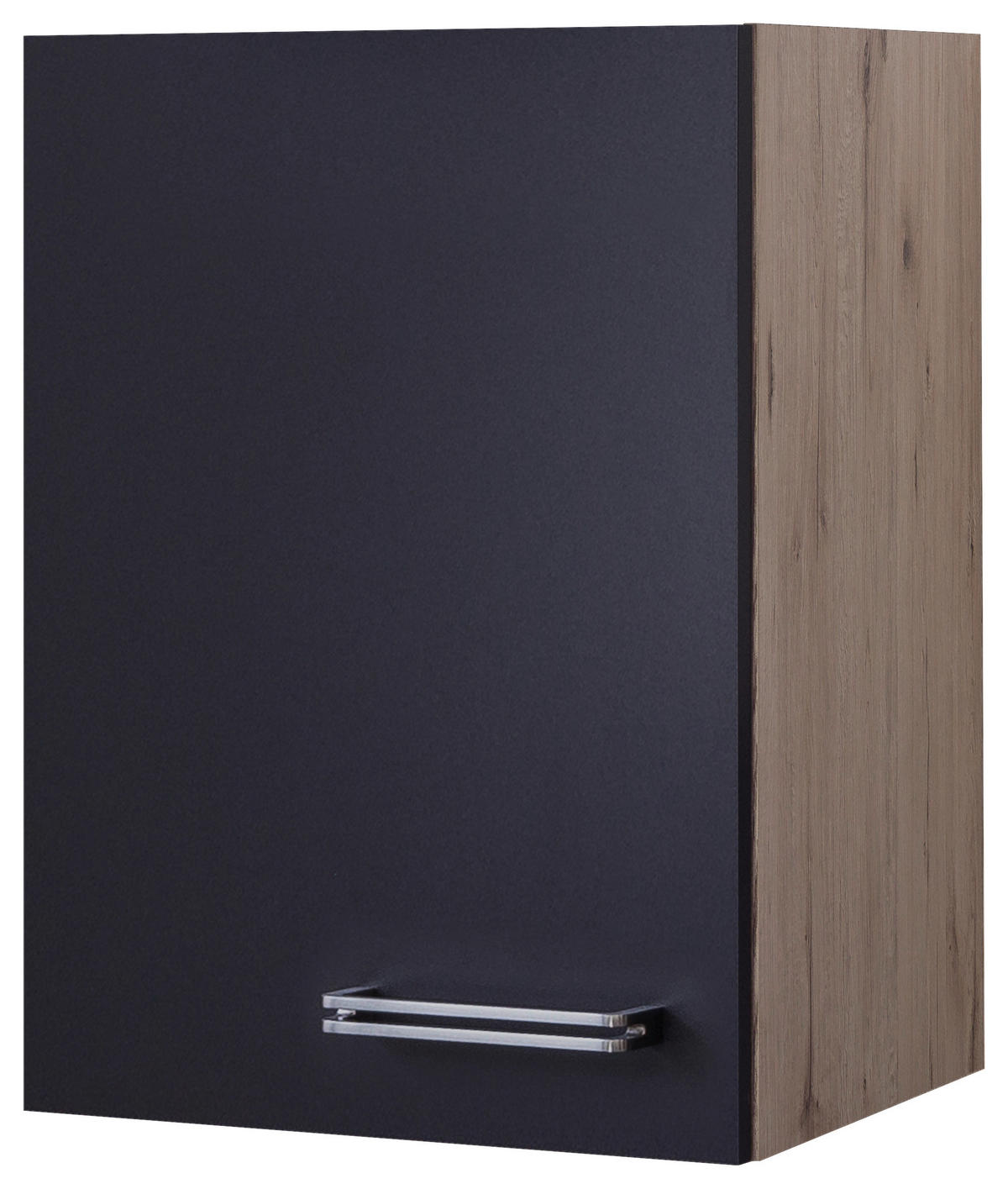 Hängeschrank Elva anthrazit strukturiert B/H/T: ca. 40x54,8x32 cm Elva - Eiche/anthrazit (40,00/54,80/32,00cm) - Flex-Well