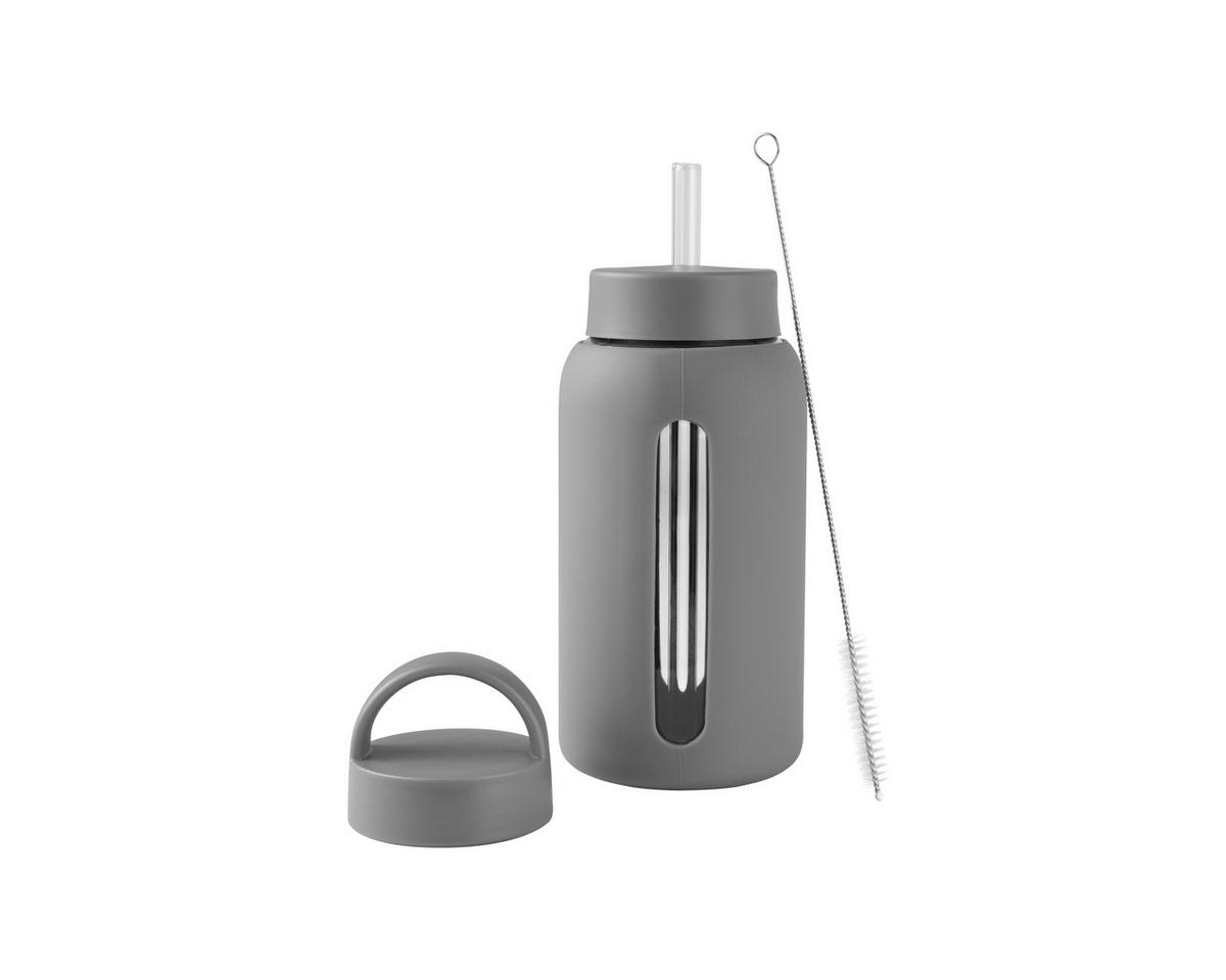 Isolierflasche grau Kunststoff Isolierflasche_3erSet - grau