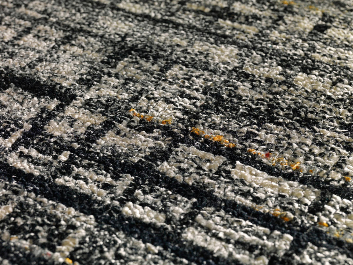 Arte Espina Kurzflorteppich Topaz 5400 grau B/L: ca. 170x240 cm Topaz 5400 - schwarz/grau (170,00/240,00cm) - Arte Espina