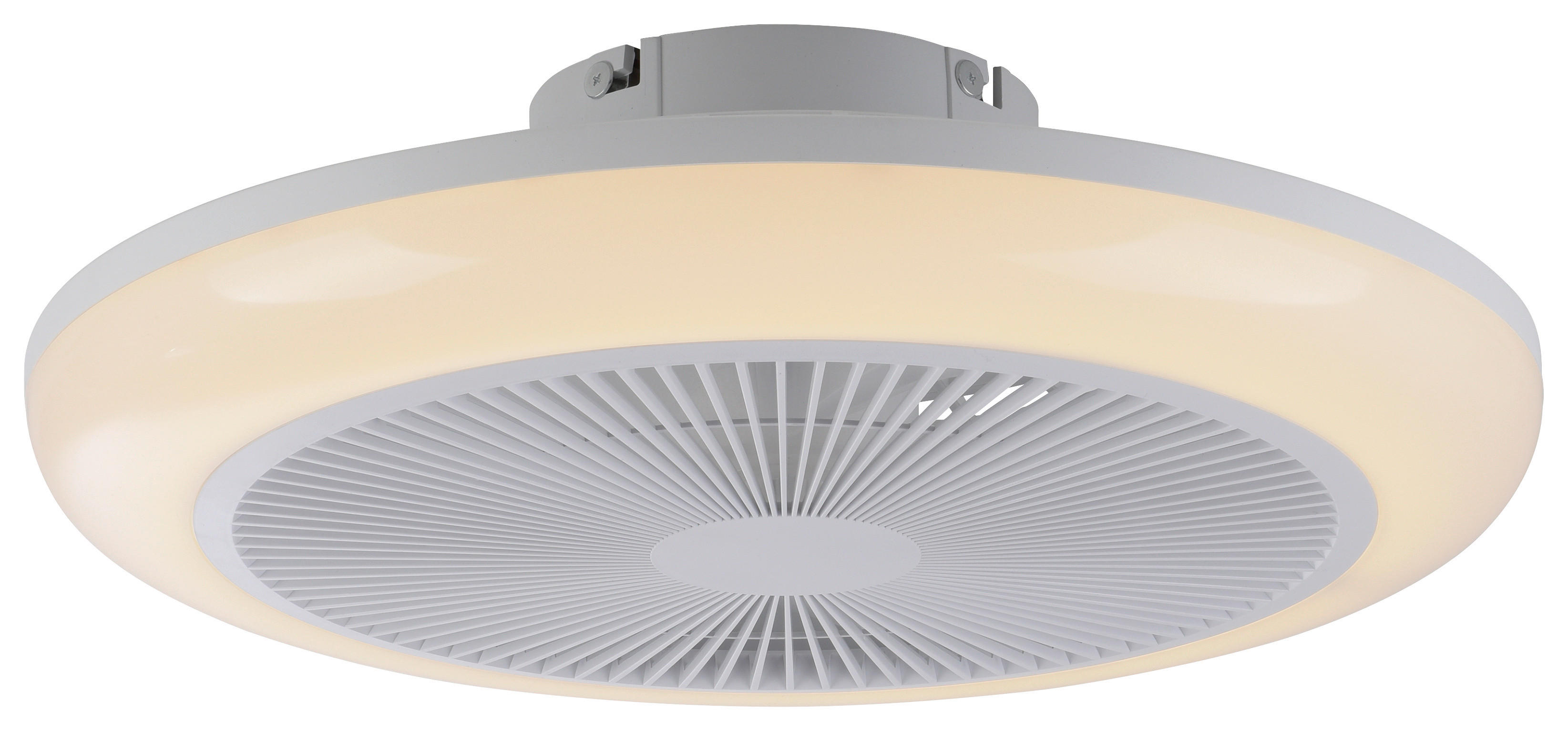 LED-Deckenventilator B/H/L: ca. 46x14x46 cm max. 22 W LED-Deckenventilator_Brenda - (46,00/46,00/14,00cm)