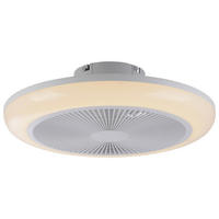 Just Light LED-Deckenventilator B/H/L: ca. 46x14x46 cm max. 22 W LED-Deckenventilator_Brenda - (46,00/46,00/14,00cm) - Just Light