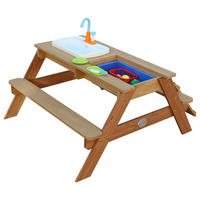 AXI Kinder-Picknicktisch Emily braun B/H/L: ca. 97x50x95 cm Emily - braun (95,00/97,00/50,00cm) - AXI