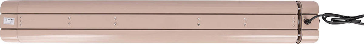 BHP Terassenheizstrahler Tundra B992327 schwarz hellbraun Aluminium B/H/T: ca. 146x20x5 cm ca. 2400 W Terrassenheizer Tundra B992327 - schwarz/hellbraun (146,00/20,00/5,00cm) - BHP