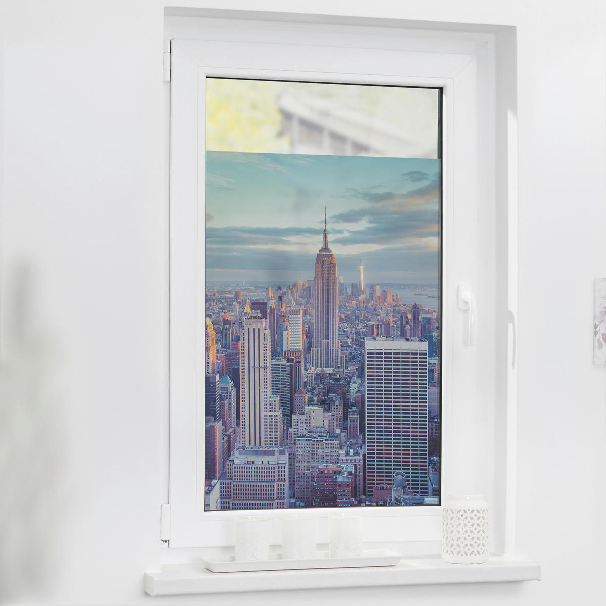 LICHTBLICK Fensterfolie New York New York New York bunt B/L: ca. 100x100 cm New York - bunt (100,00/100,00cm) - LICHTBLICK
