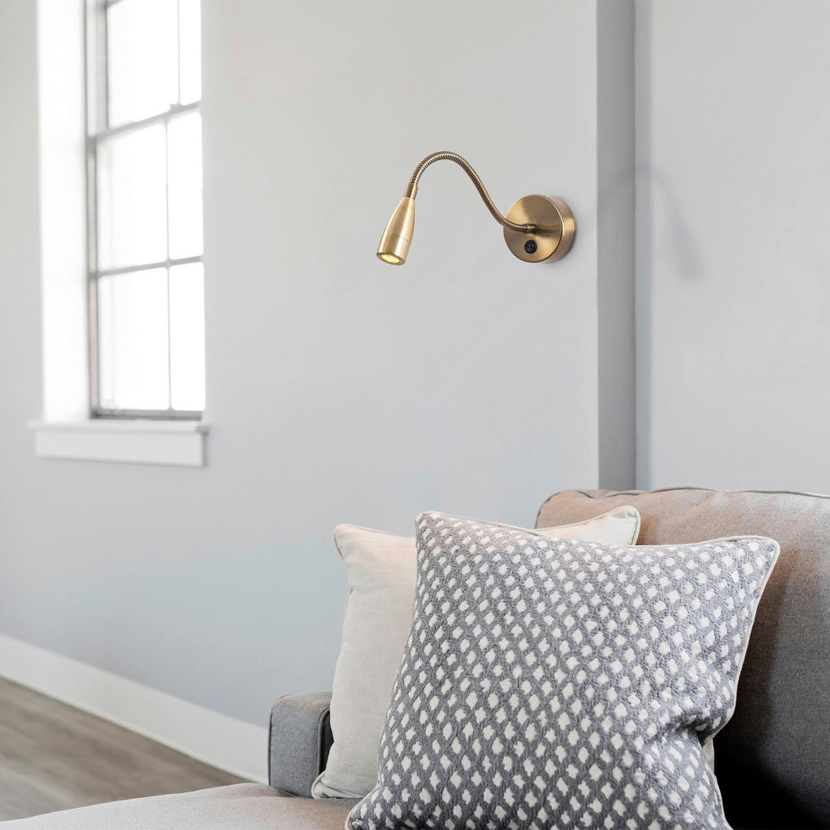 Opviq Wandleuchte Metall B/H/L: ca. 38x15x8 cm 1 Brennstellen Reading - (8,00/38,00/15,00cm) - Opviq