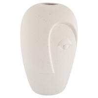 Vase sand Keramik B/H/L: ca. 13x19,5x12,5 cm Vase - sand (12,50/13,00/19,50cm)