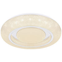 Deckenleuchte weiß Acryl Metall D: ca. 38 cm Smart-Deckenleuchte_CCT_Andrik_II - weiß (38,00cm)