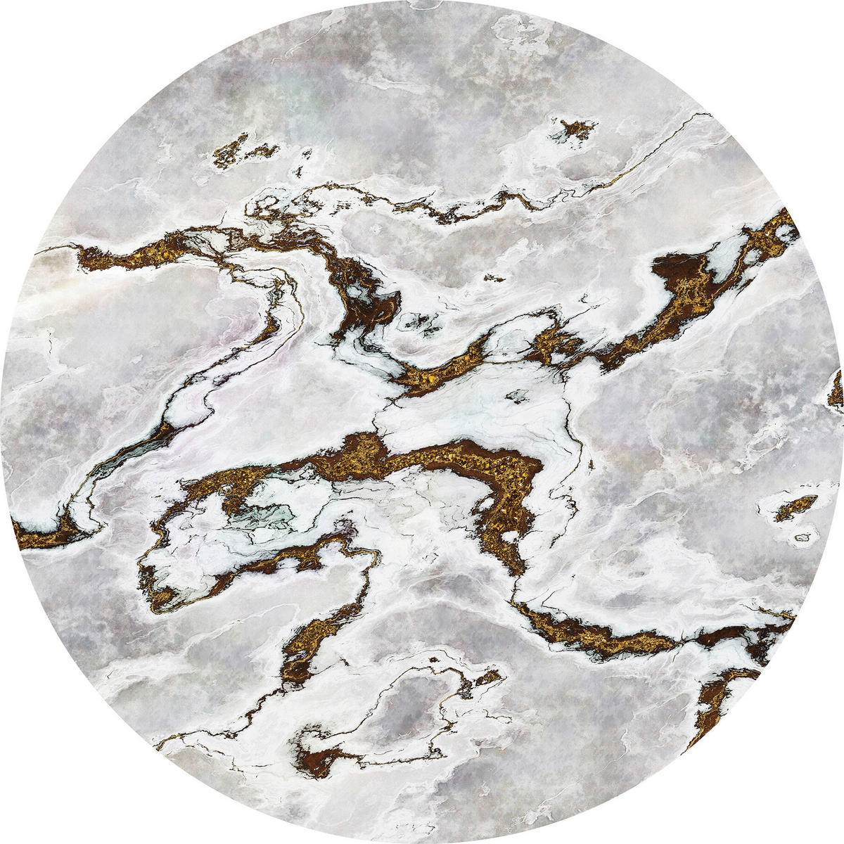 Komar Fototapete Marble Vibe D: ca. 125 cm Marble Vibe - (125,00cm) - Komar