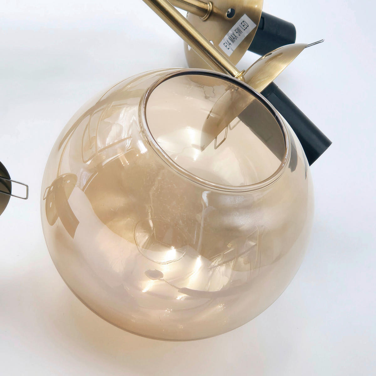 Lamkur Pendelleuchte Pendelleuchte_8flg. - gold/schwarz (68,00/76,00cm) - Lamkur