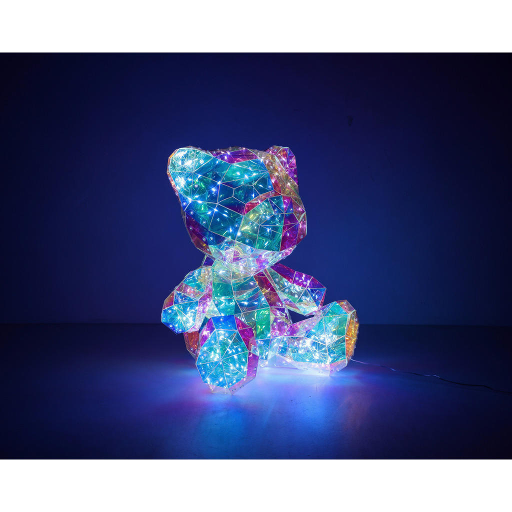 Thumbnail - Nolo LED-Dekoleuchte Bear transparent Kunststoff B/H/L: ca. 32x40x29 cm