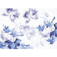 Komar Fototapete Blue Silhouettes B/L: ca. 350x250 cm Blue Silhouettes - (350,00/250,00cm) - Komar