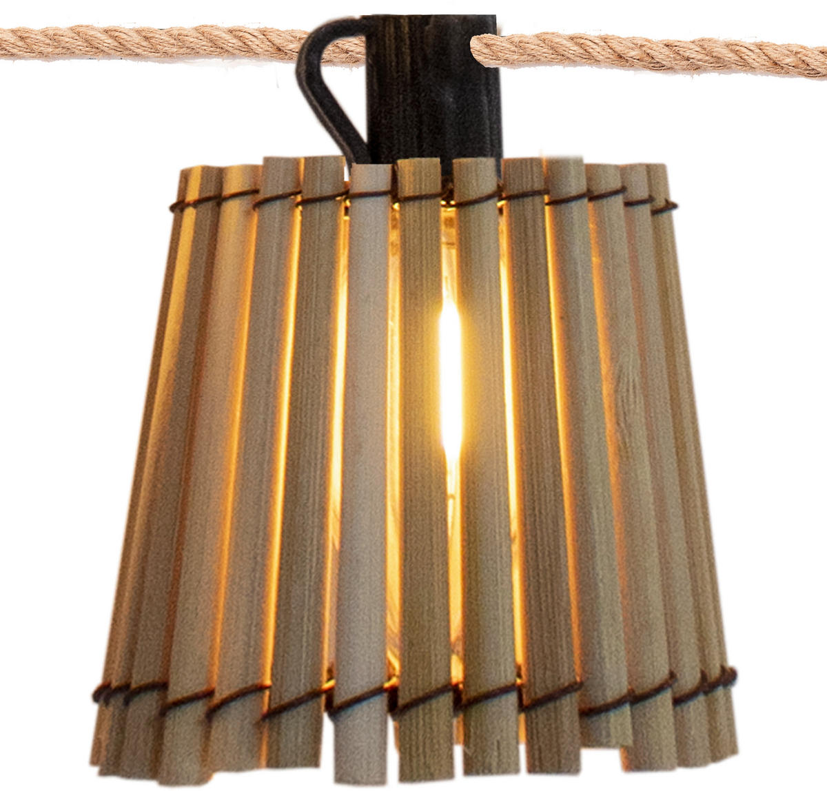 LED-Lichterkette braun B/H/L: ca. 8x7x800 cm OKINAWA - braun (800,00/8,00/7,00cm) - NewGarden