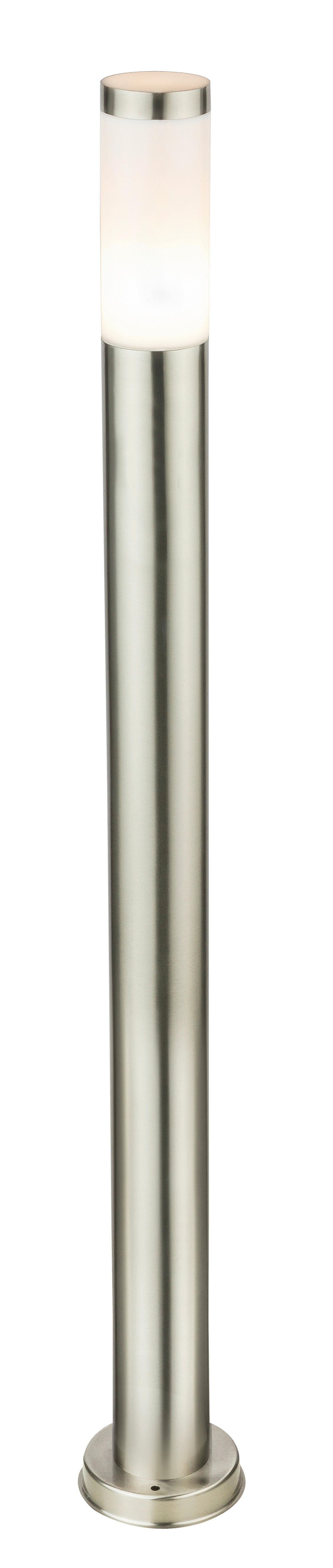 Außenstandleuchte 3159LED stahlfarbig Opal H/D: ca. 110x12,7 cm Boston - Opal/stahlfarbig (12,70/110,00cm) - GLOBO