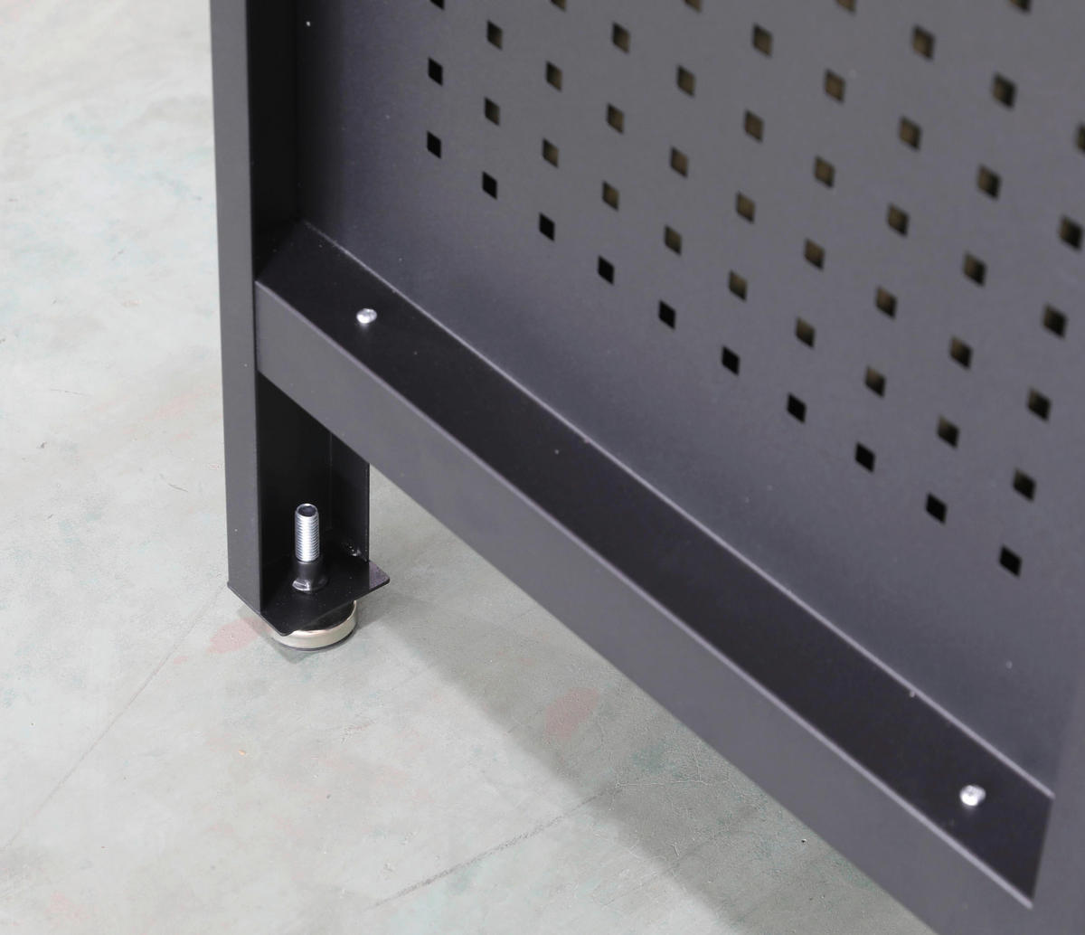 Feistos Werkbank Heros schwarz Stahl B/H/L: ca. 169x87x60 cm Heros - schwarz/anthrazit (60,00/169,00/87,00cm) - Feistos