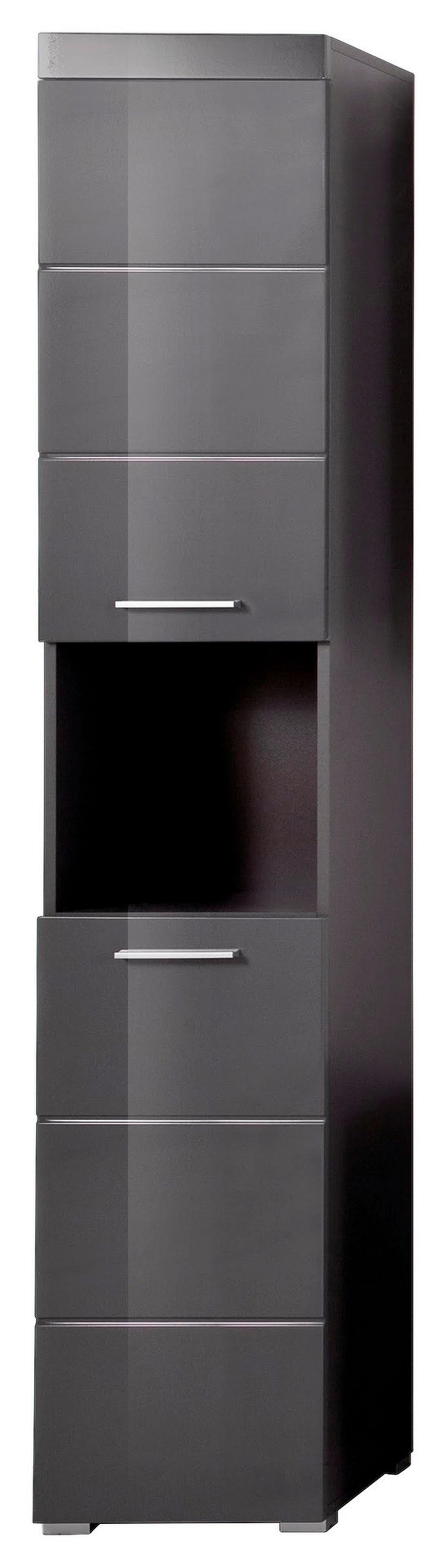 Badhochschrank Amanda B/H/T: ca. 37x190x31 cm Amanda - grau (37,00/190,00/31,00cm)