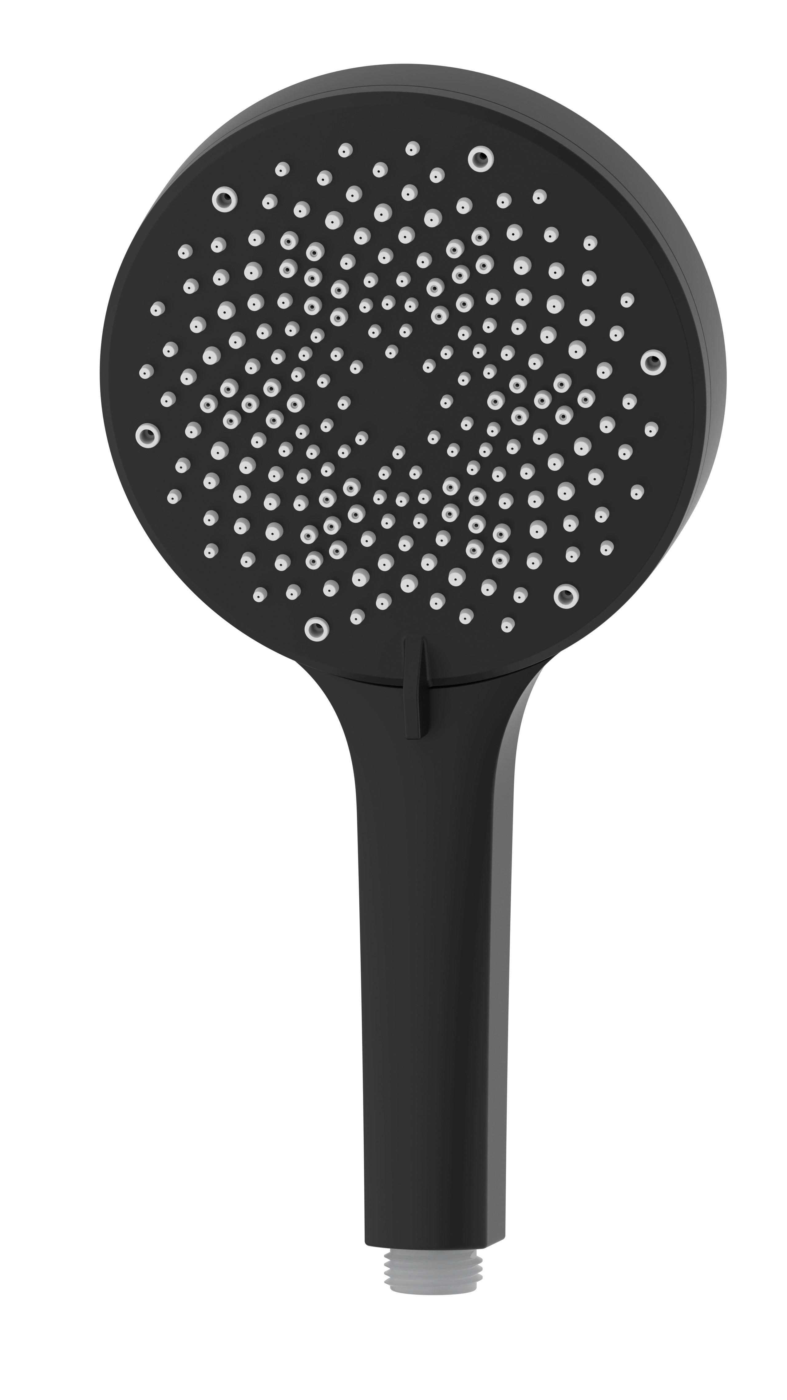 Handbrause schwarz D: ca. 13 cm Handbrause_Stilo schwarz - schwarz (13,00cm) - Eisl