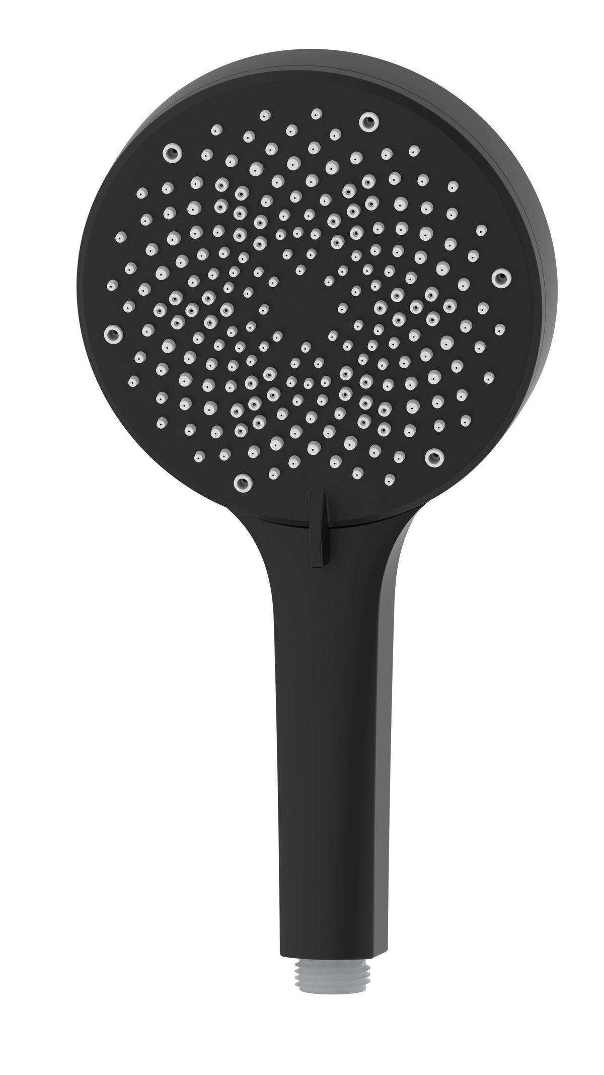 Handbrause schwarz D: ca. 13 cm Handbrause_Stilo schwarz - schwarz (13,00cm) - Eisl