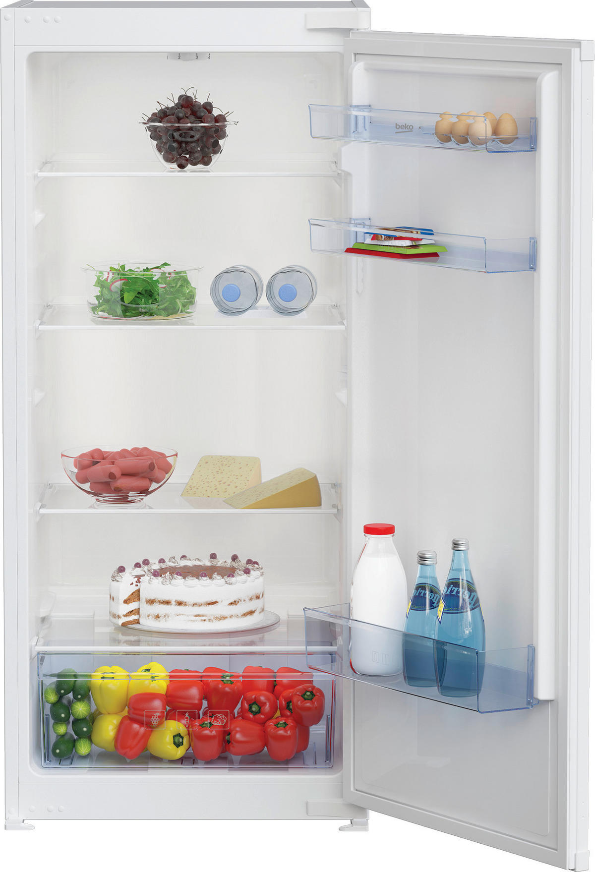beko Einbaukühlschrank BLSA210M3SN weiß B/H/T: ca. 54x121,5x54,5 cm BLSA210M3SN - weiß (54,00/121,50/54,50cm) - Beko