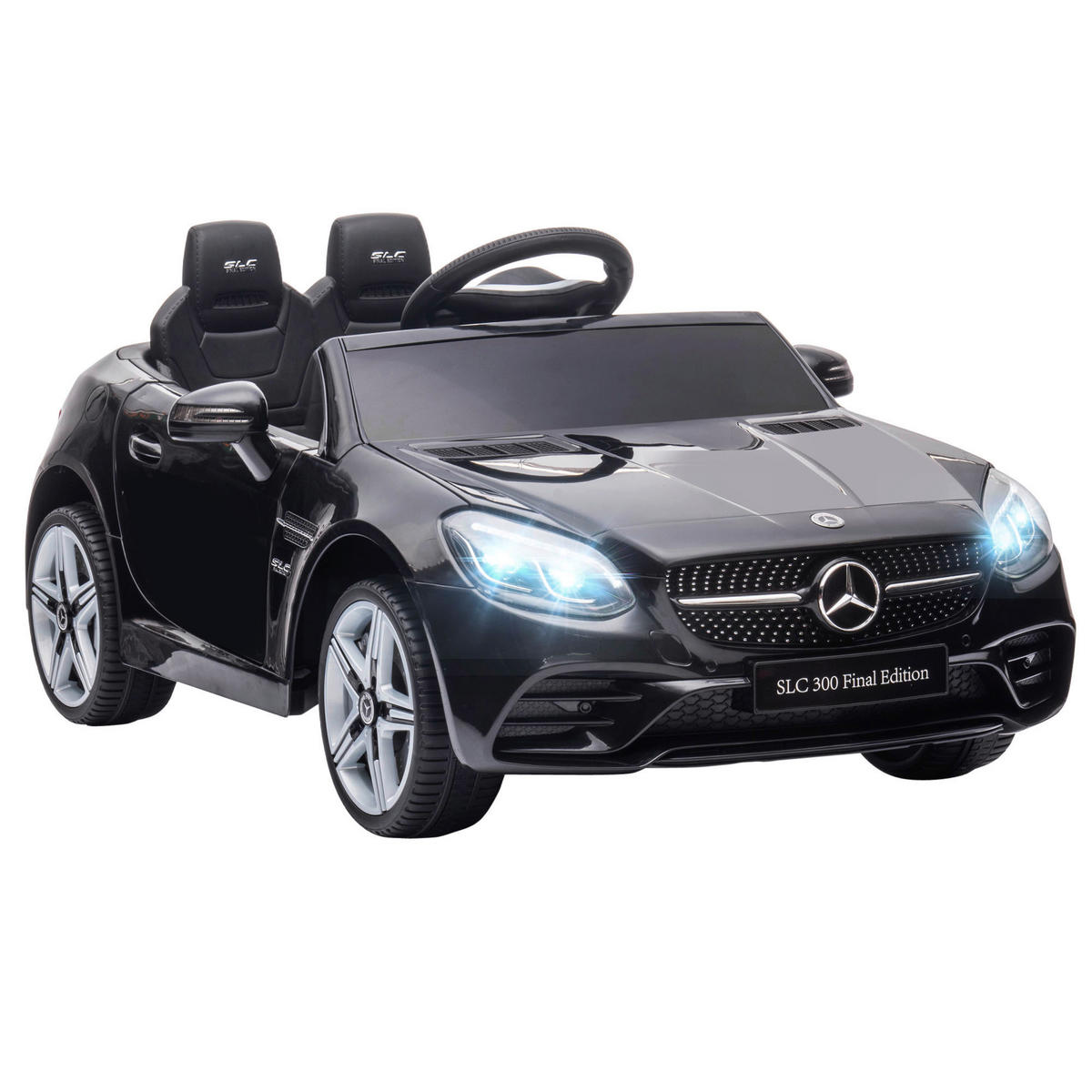 AIYAPLAY Kinder-Elektroauto schwarz B/H/L: ca. 62,5x44x107 cm Kinder Elektroauto - schwarz (107,00/62,50/44,00cm) - AIYAPLAY
