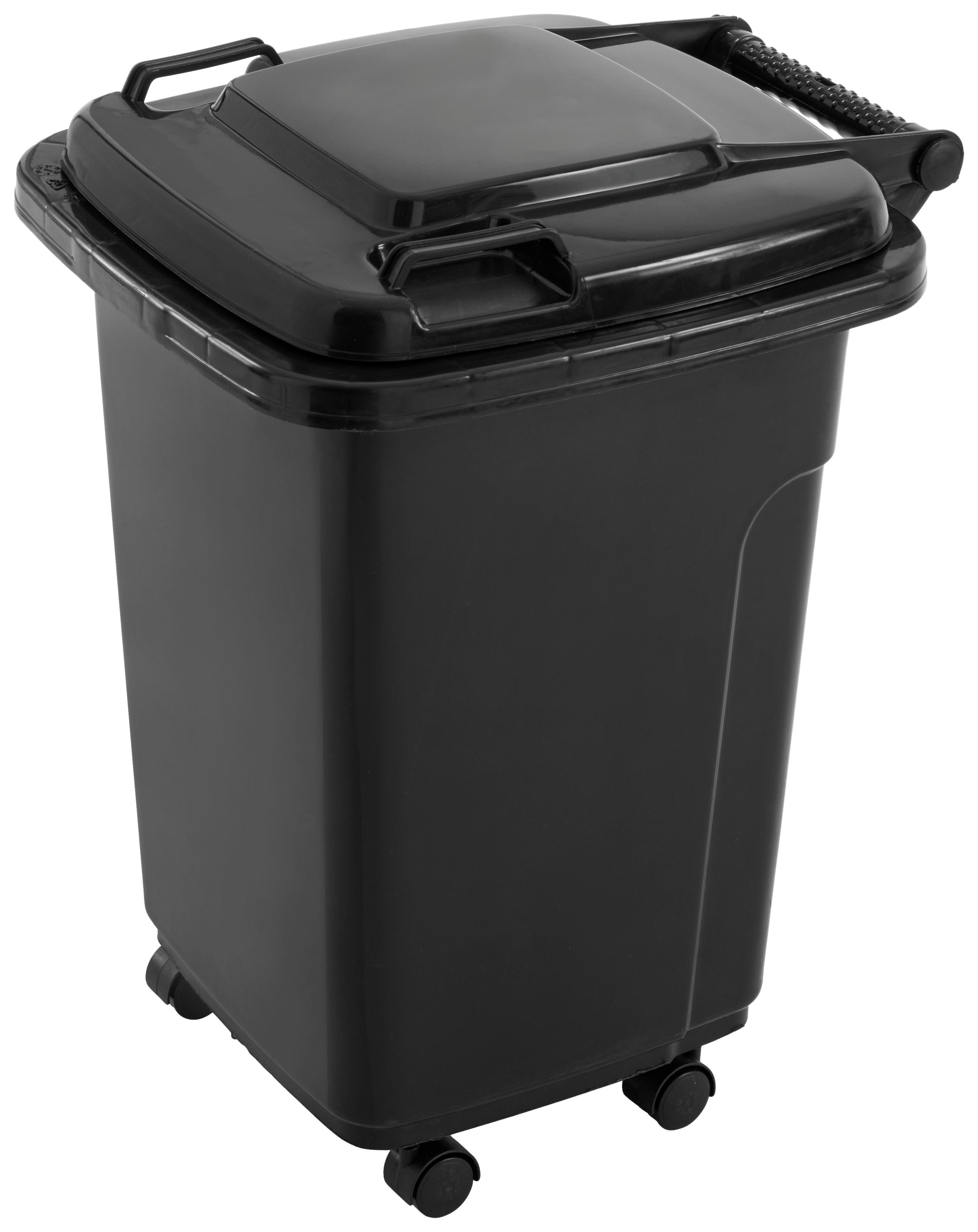Mülleimer schwarz Mülltonne - schwarz