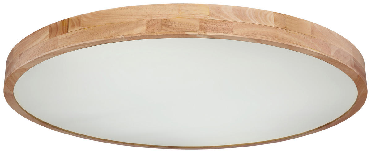 GLOBO Deckenleuchte braun Holz Metall H/D: ca. 11x80 cm 1 Brennstellen Rainer - braun (80,00/11,00cm) - GLOBO