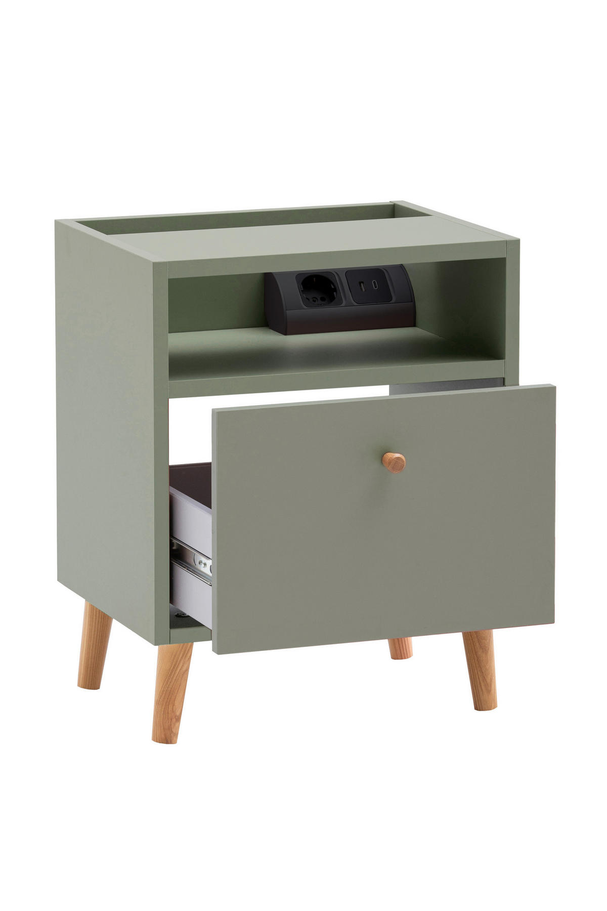 Nachtkonsole Bjarne Pistazie B/H/T: ca. 40,2x50,1x32,7 cm Bjarne - Pistazie (40,20/50,10/32,70cm) - Schildmeyer
