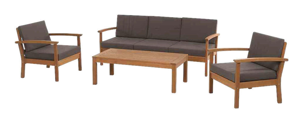 Gardamo Loungeset TAVIRA teak Eukalyptus TAVIRA - teak - Gardamo