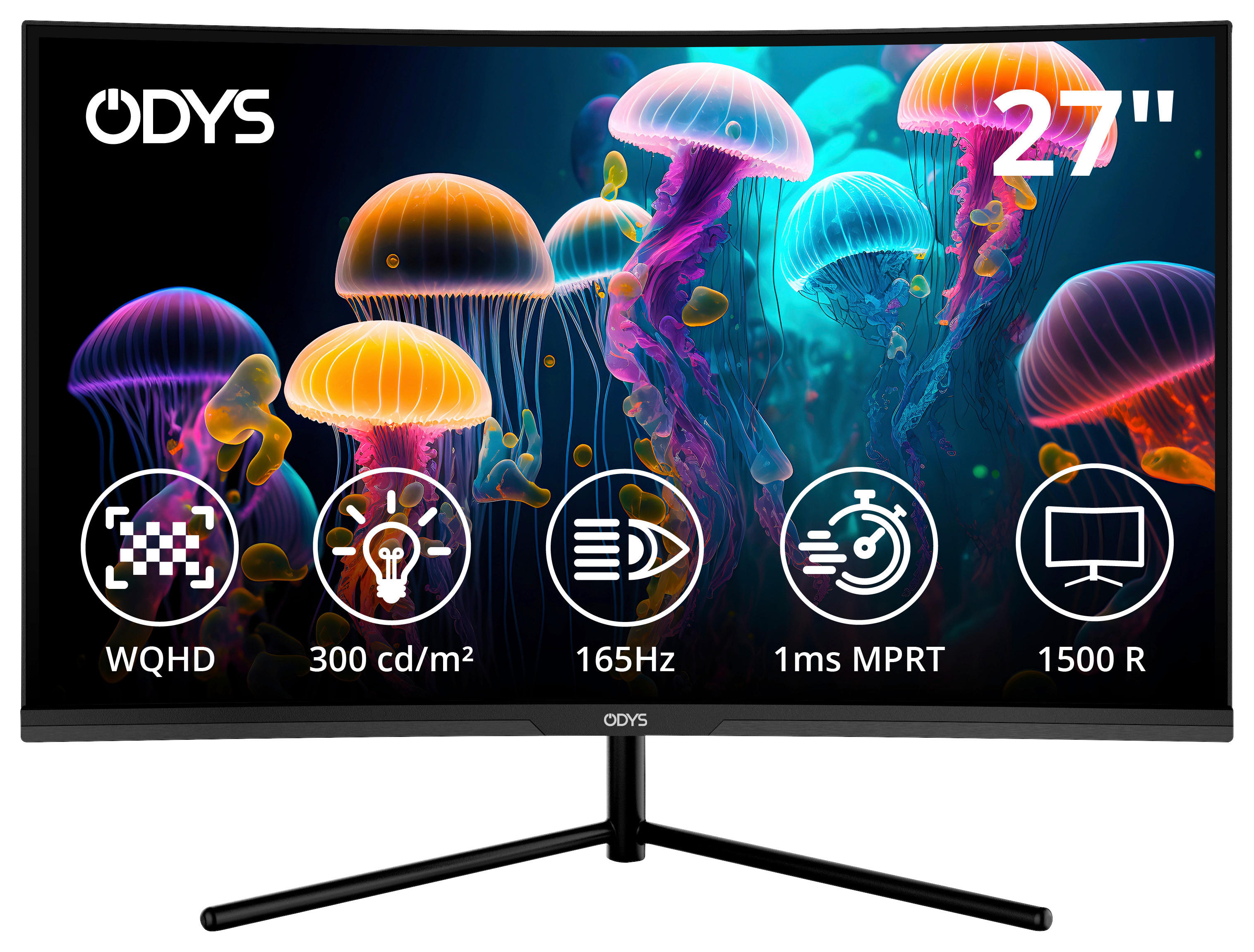 ODYS Curved Monitor Curved_Monitor_27"_Q27_WQHD_2K_ODYS - ODYS